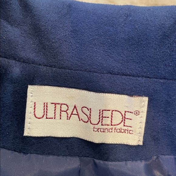 Vintage Mario Bragrotte Women's Ultrasuede Coat - Picture 7 of 11